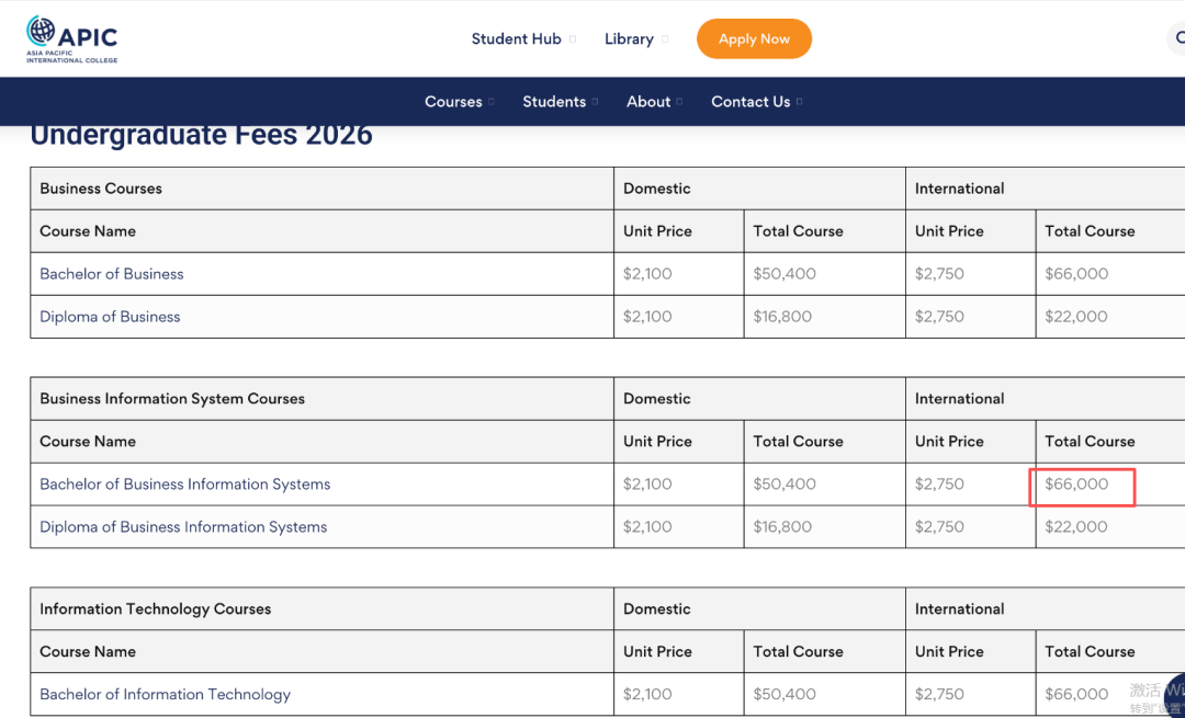APIC亚太国际学院